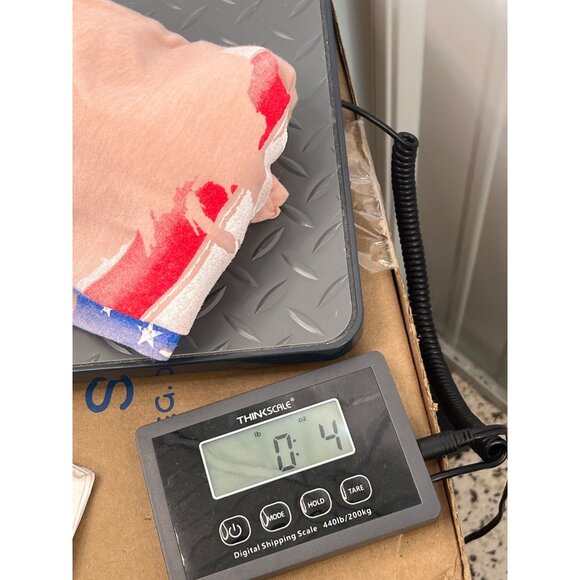 New Hampshire Graphic T-Shirt Size Medium Orange USA Map Flag Print Cotton Soft - Picture 6 of 6